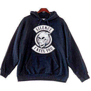 Jeff Dunham Achmed the Dead Terrorist Silence I Keel You Hoodie XL Black